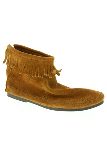 minnetonka chaussures femme de couleur marron
