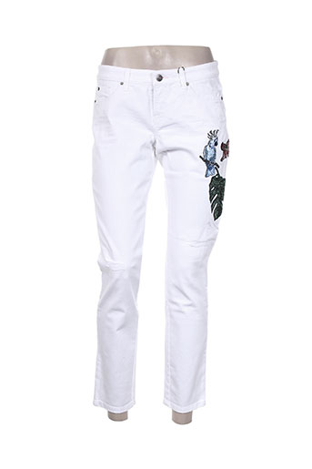 cambio jeans femme de couleur blanc