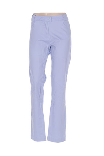 thalassa pantalons femme de couleur bleu