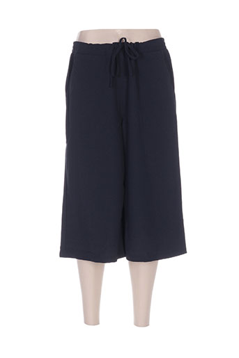 b.yu pantacourts femme de couleur bleu