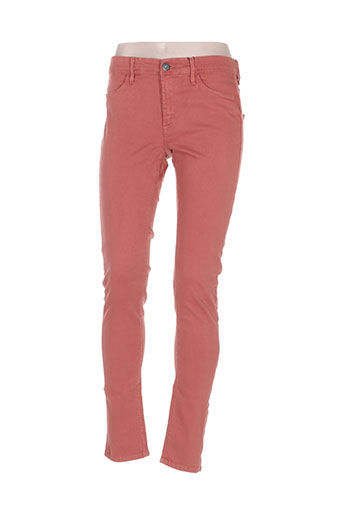 ichi jeans femme de couleur marron