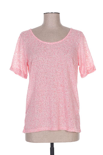 ichi t-shirts femme de couleur rose