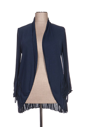meri EFFI_CHAR_1 esca gilets femme de couleur bleu