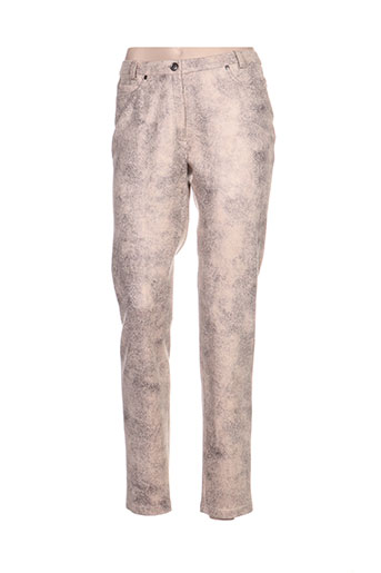 meri EFFI_CHAR_1 esca pantalons femme de couleur beige