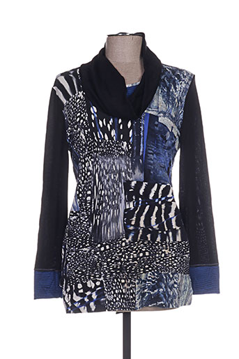guy dubouis t-shirts femme de couleur bleu