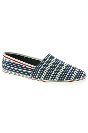 lacoste chaussures homme de couleur bleu