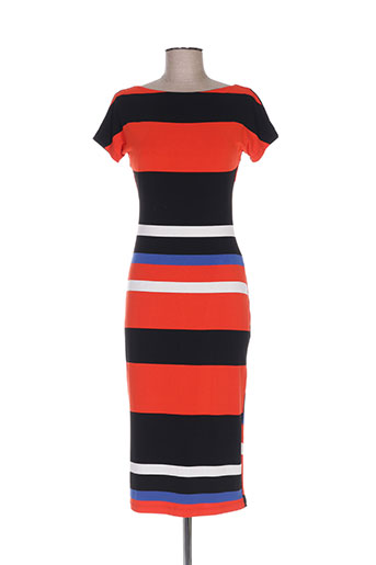 isabel de pedro robes femme de couleur orange