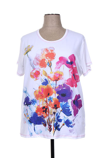 saint charles t-shirts femme de couleur blanc