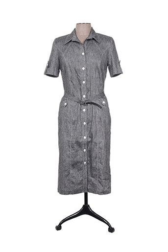 guy dubouis robes femme de couleur gris