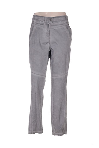 deca pantalons femme de couleur gris