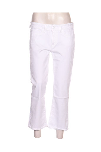pepe jeans pantacourts femme de couleur blanc