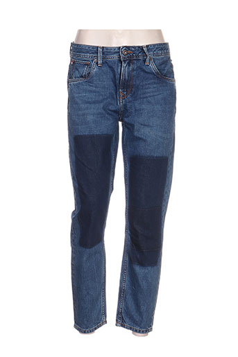 pepe jeans jeans femme de couleur bleu