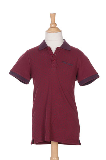 teddy smith t-shirts garçon de couleur rouge