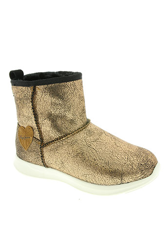 pepe jeans chaussures fille de couleur marron