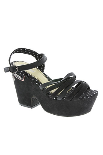 pepe jeans chaussures femme de couleur noir