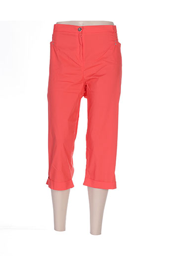 christine laure pantacourts femme de couleur orange