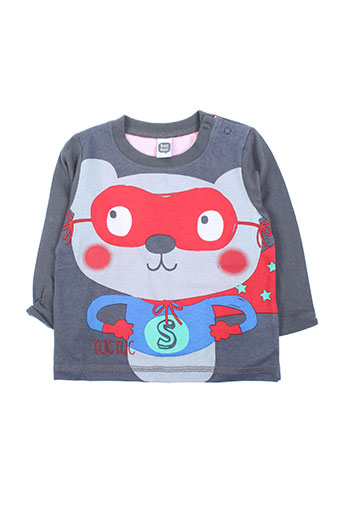 tuc tuc t-shirts garçon de couleur gris