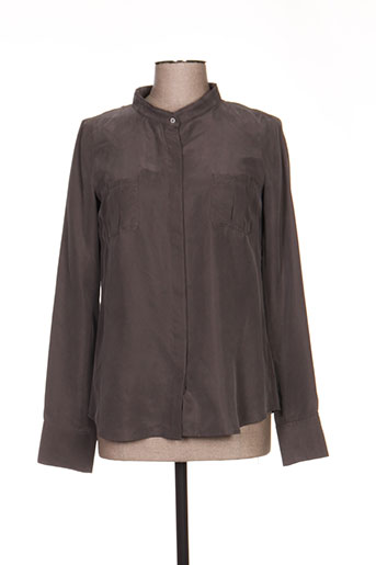 maxmara chemises femme de couleur gris