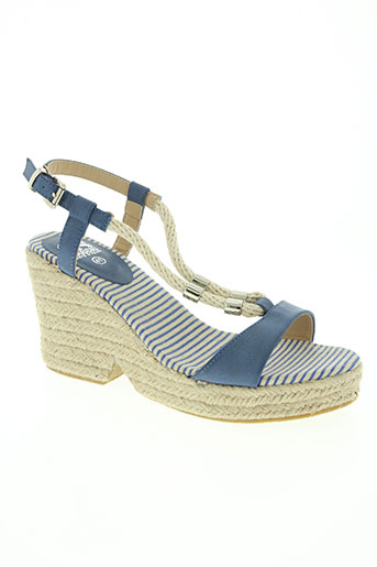 cassis cote d'azur chaussures femme de couleur bleu