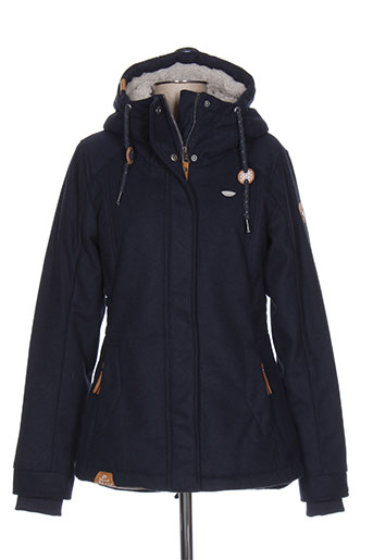 ragwear manteaux femme de couleur bleu