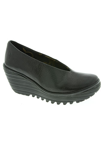 fly london chaussures femme de couleur noir
