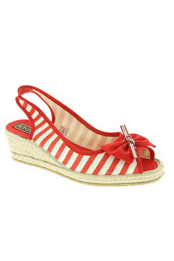 rondinaud chaussures femme de couleur rouge