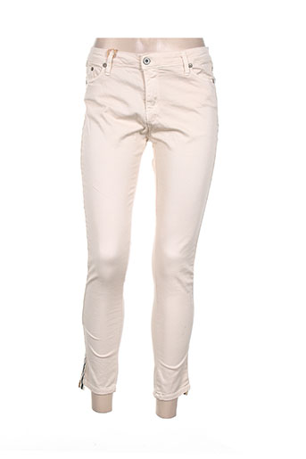 please pantalons femme de couleur beige