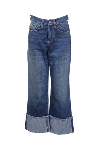 ltb pantacourts femme de couleur bleu