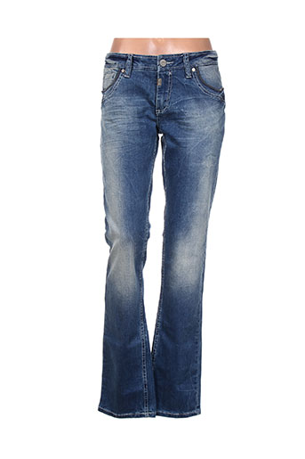 timezone jeans femme de couleur bleu