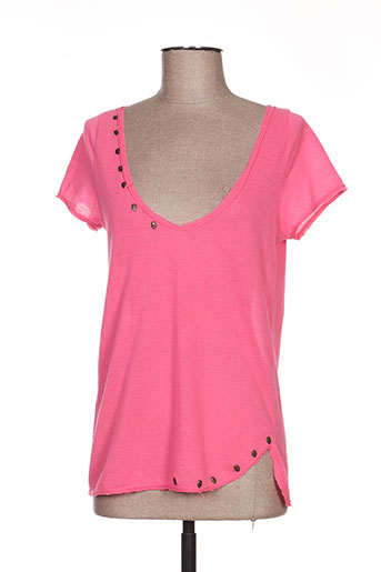 garconne t-shirts femme de couleur rose