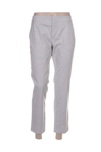 reiko pantacourts femme de couleur gris