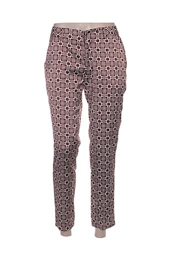reiko pantacourts femme de couleur marron