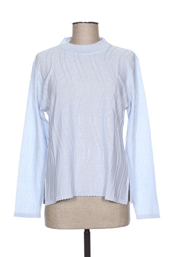 bonneterie creusoise pulls femme de couleur bleu