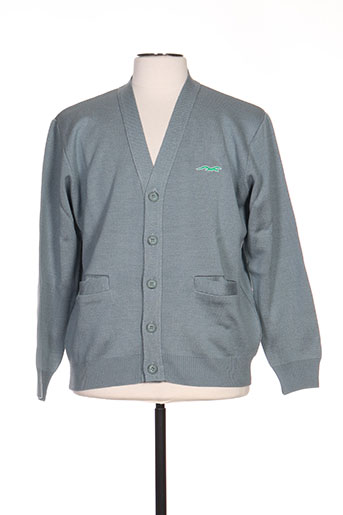 bonneterie creusoise gilets homme de couleur vert