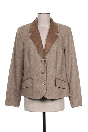 pauporté vestes femme de couleur marron