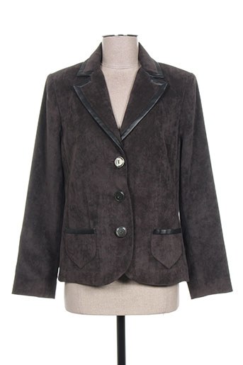 wbg vestes femme de couleur marron