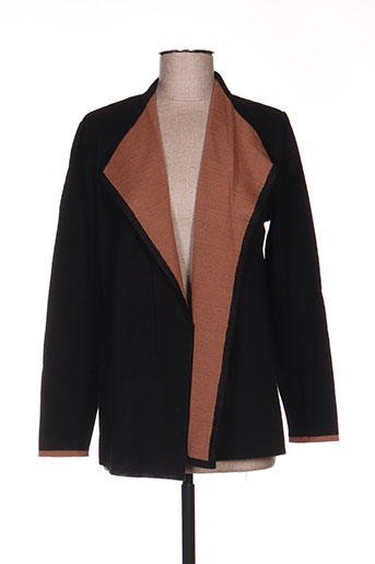 pauporté gilets femme de couleur noir