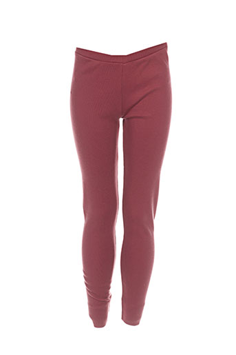 milk on the rocks pantalons fille de couleur rouge