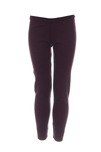 milk on the rocks pantalons fille de couleur rouge