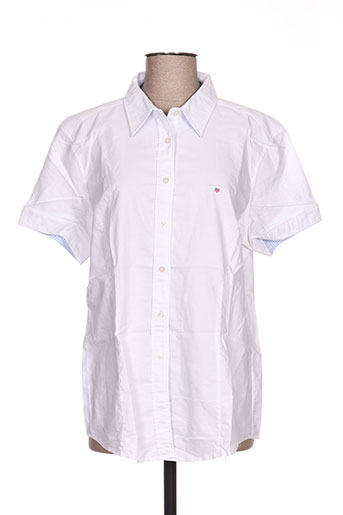 gant chemises femme de couleur blanc