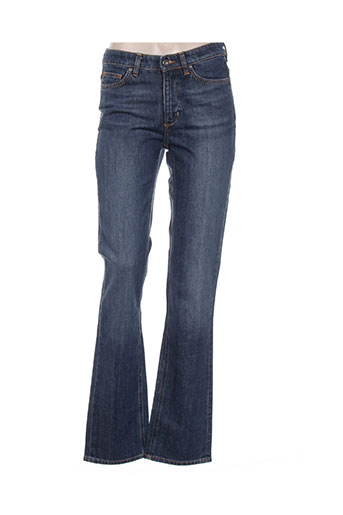 gant jeans femme de couleur bleu