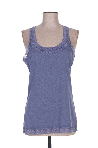 ddp t-shirts femme de couleur bleu