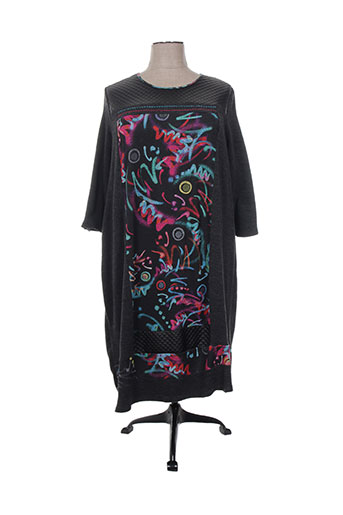 guy dubouis robes femme de couleur gris