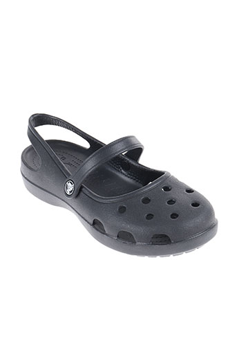 crocs chaussures femme de couleur noir