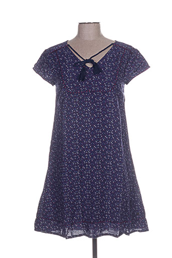 bonobo jeans robes femme de couleur bleu