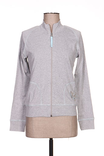 carre blanc vestes fille de couleur gris