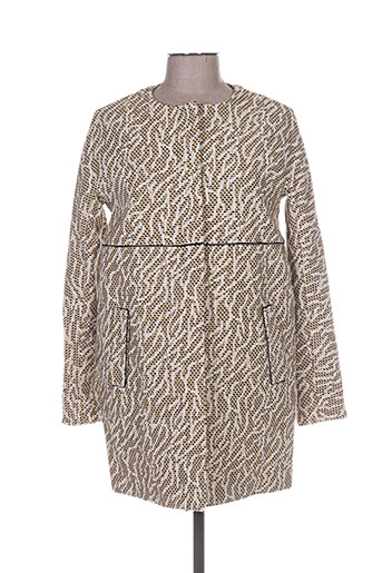 trench EFFI_CHAR_1 coat manteaux femme de couleur jaune