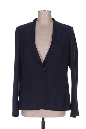 maxmara vestes femme de couleur bleu