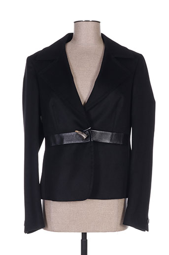 maxmara vestes femme de couleur noir