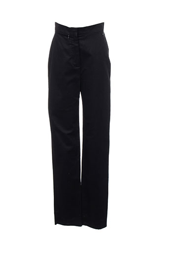 maxmara pantalons femme de couleur noir